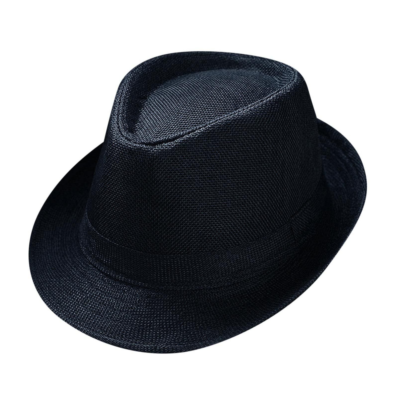 Vintage Jazz Hat for Men & Women - Classic British Style Sun Hat for Travel, Outdoor & Fashion - Perfect for Weddings, Concerts & Beach Vacations