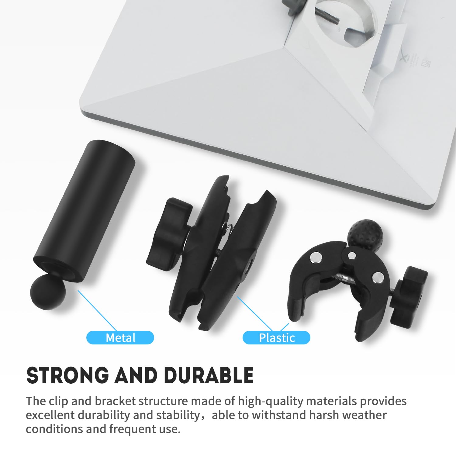 Starlink Mini Mount - Universal Clamp for Bike, RV, Yacht & Ladder | Portable Quick-Install Accessory | Durable Car Mount for Outdoor Adventures & Road Trips