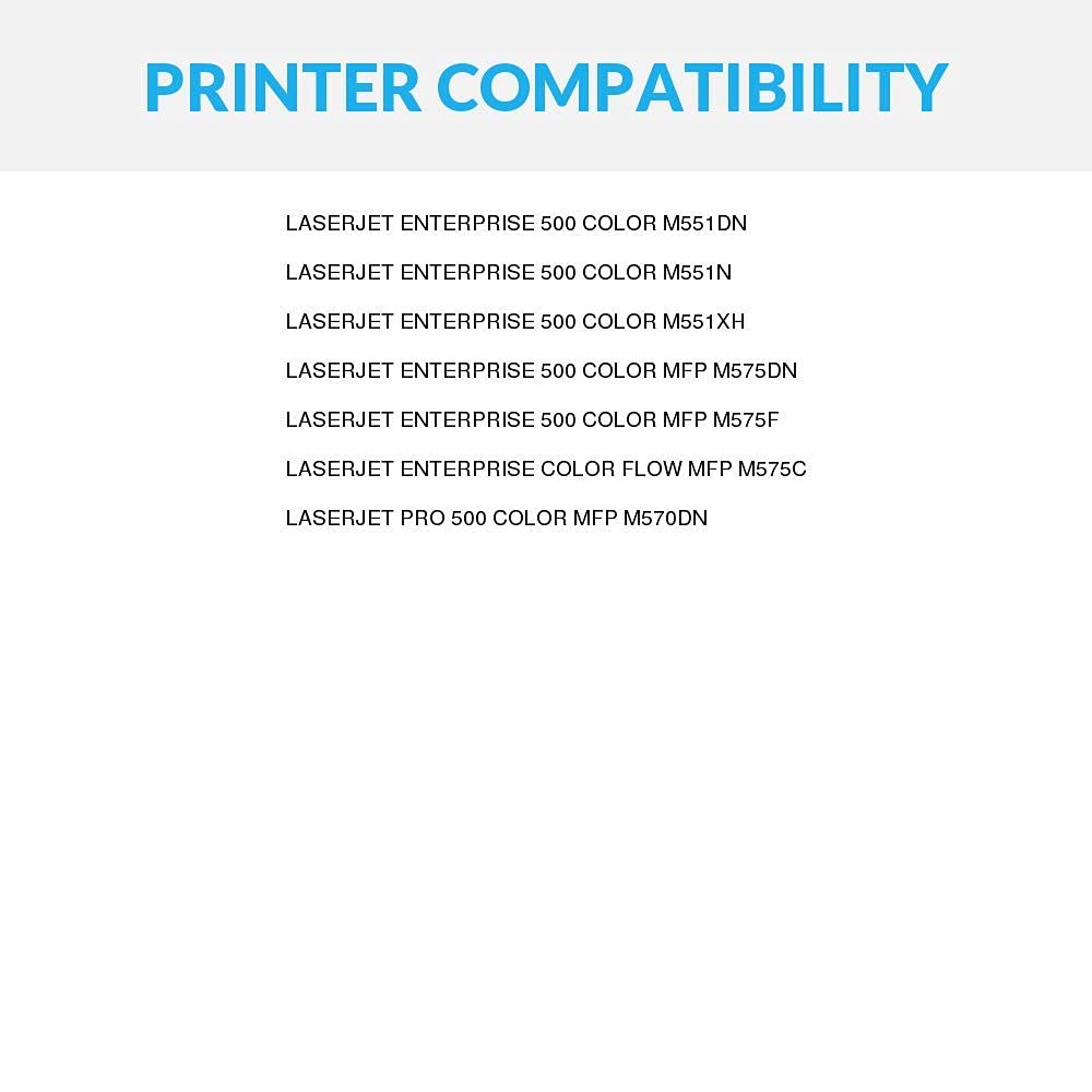 LD Products Remanufactured HP 507X & 507A Toner Cartridge Set (4-Pack) - Compatible with HP LaserJet 500, M551, M575 Printers - Black, Cyan, Magenta, Yellow - High-Quality Replacement for CE400A CE400X CE401A CE402A CE403A - Perfect for Office Printing & Home Business Use