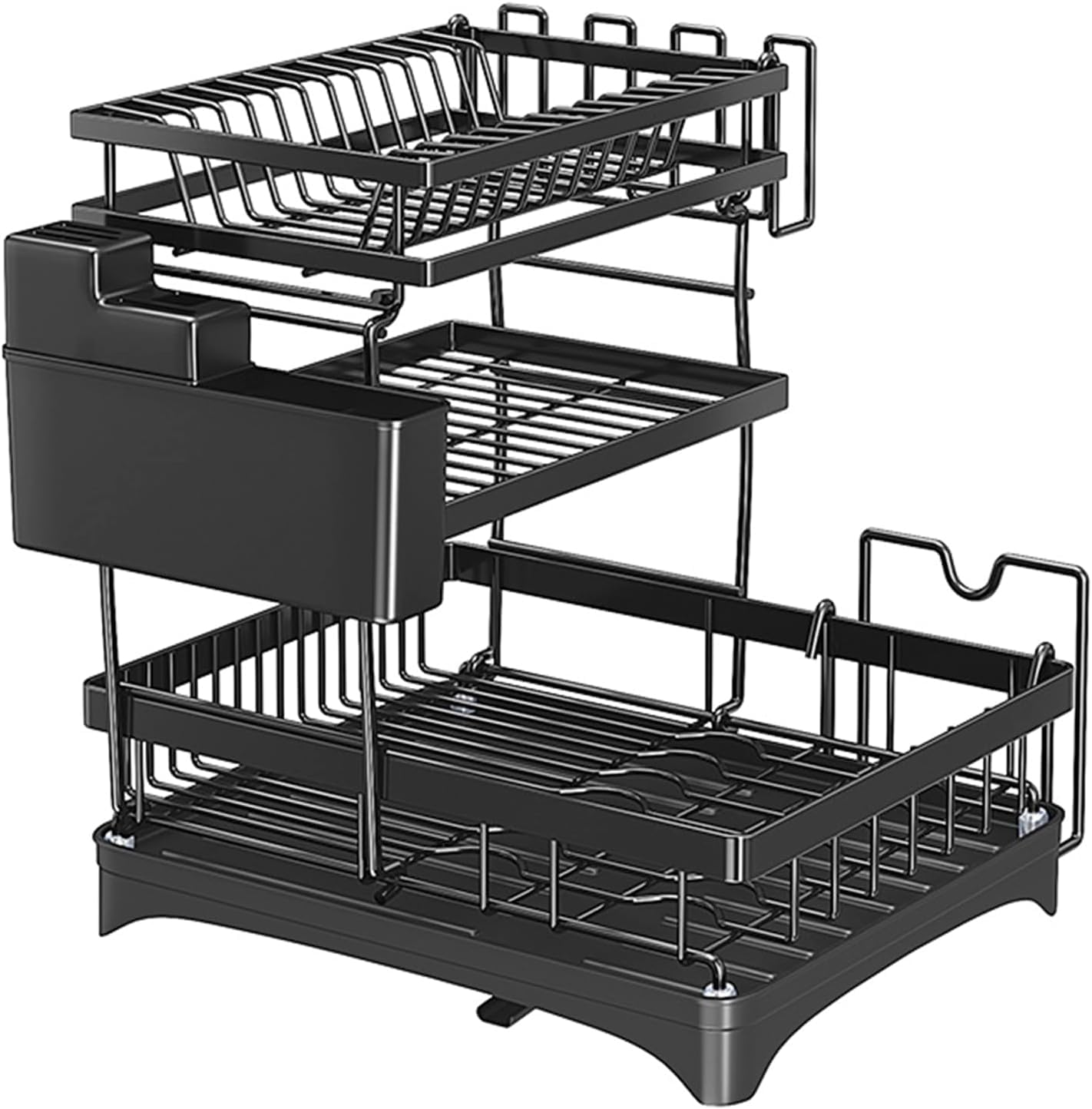 Dratal 2-Tier Adjustable Dish Drying Rack - 15