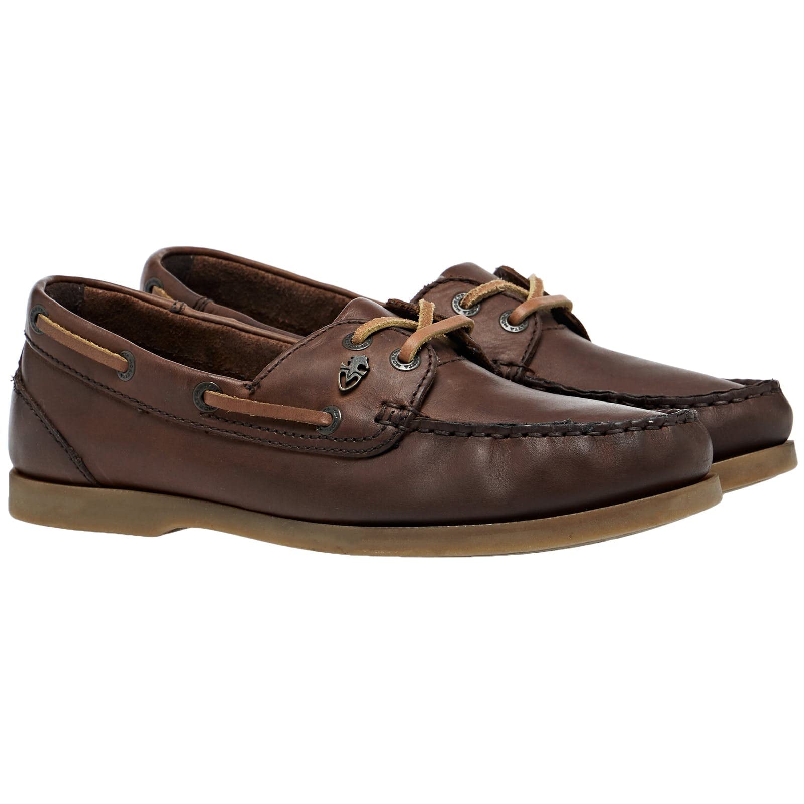 Moretta Avisa Deck Shoes for Men & Women - Comfortable Boat Shoes in Chestnut Brown | Non-Slip Boat Deck Shoes for Sailing, Fishing & Casual Wear