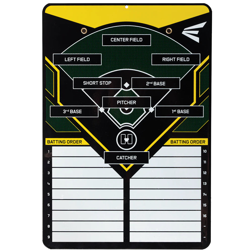 Easton Magnetic Line Up Board A162952 - Baseball Batting Practice Tool for Hitting Drills & Training | Perfect for Coaches & Players at Home or Field
