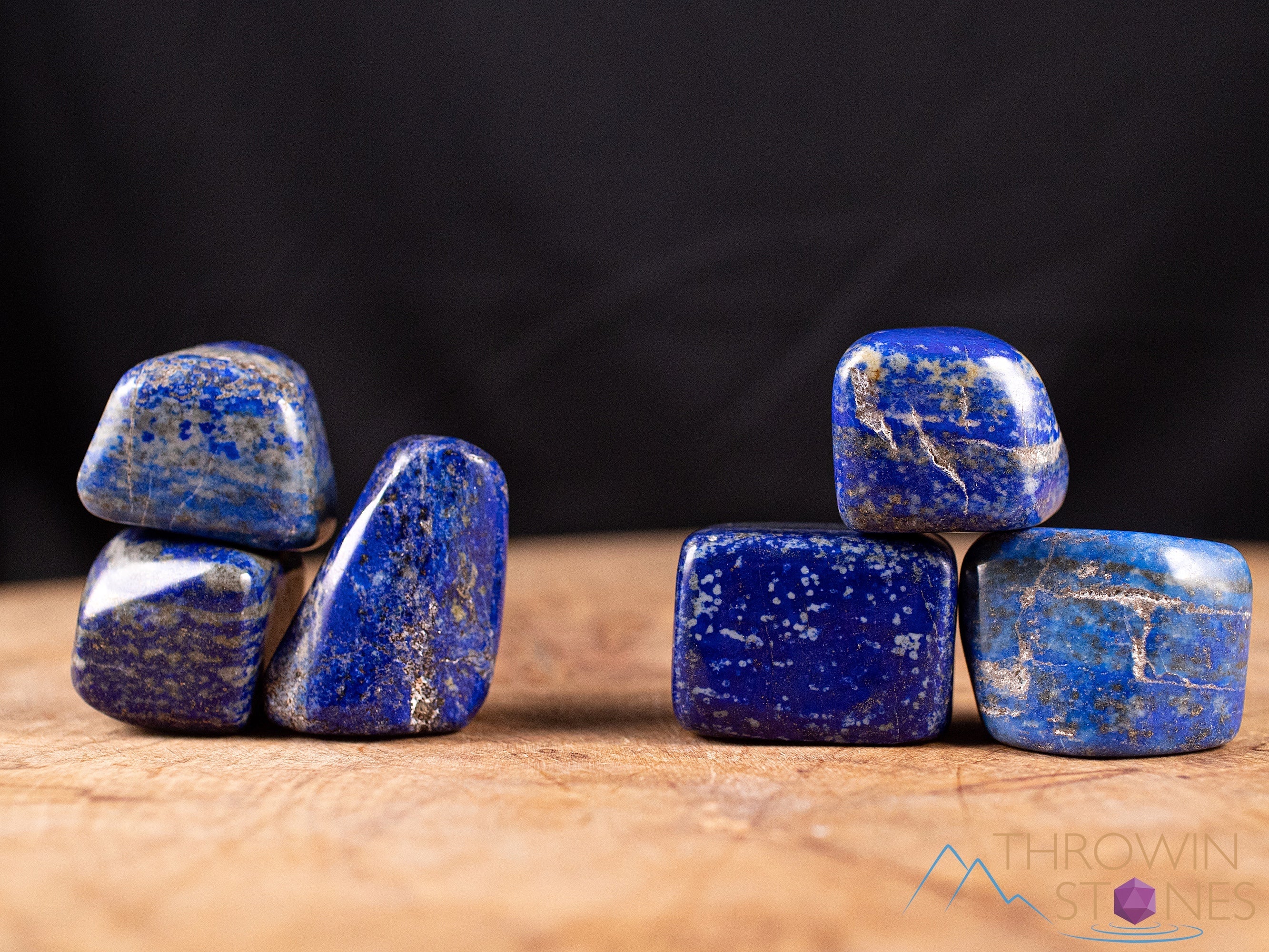 Lapis Lazuli Tumbled Stones - Natural Healing Crystals for Meditation, Chakra Balancing & Stress Relief - Self Care Gifts for Women & Men - Perfect for Home Decor, Jewelry Making & Spiritual Practices