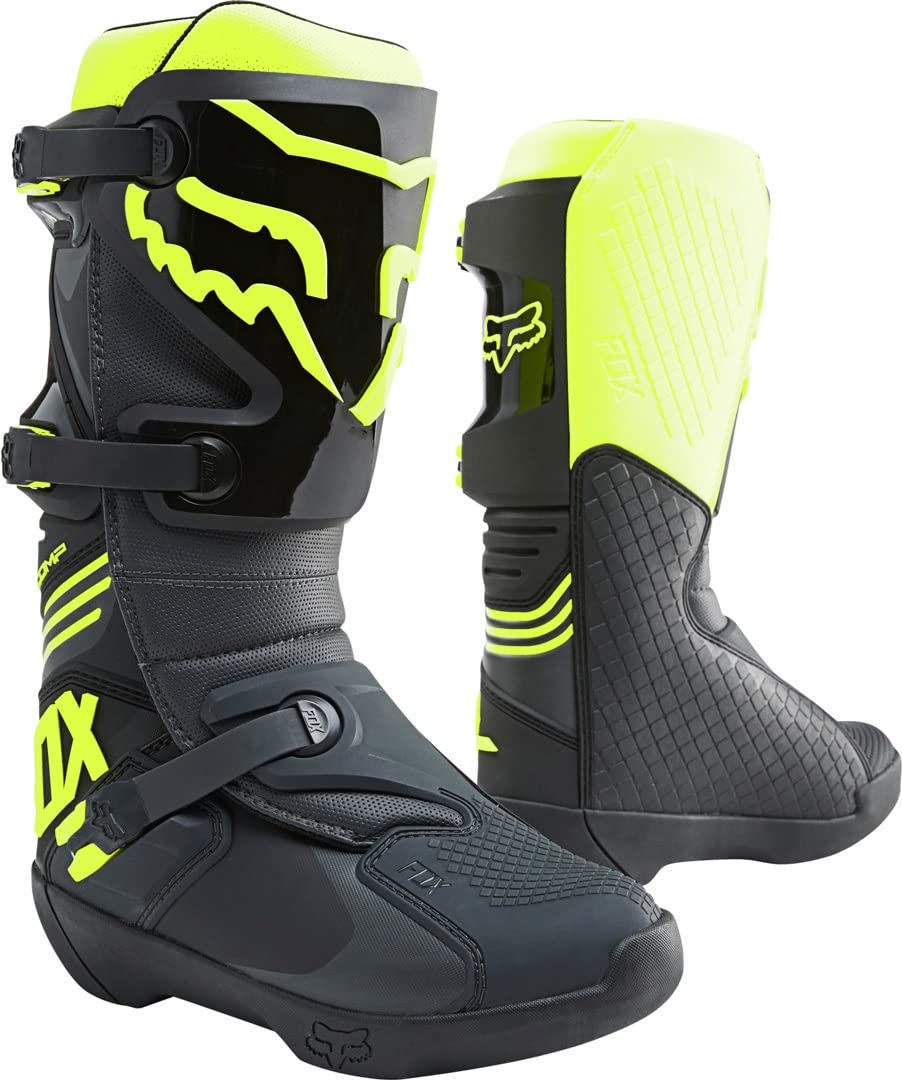 Fox Racing Men's Comp Motocross Boots - Dirt Bike Riding Gear for Off-Road Motorcycle Racing & Trail Riding - Protective Footwear for MX, ATV & Adventure Motorcycling