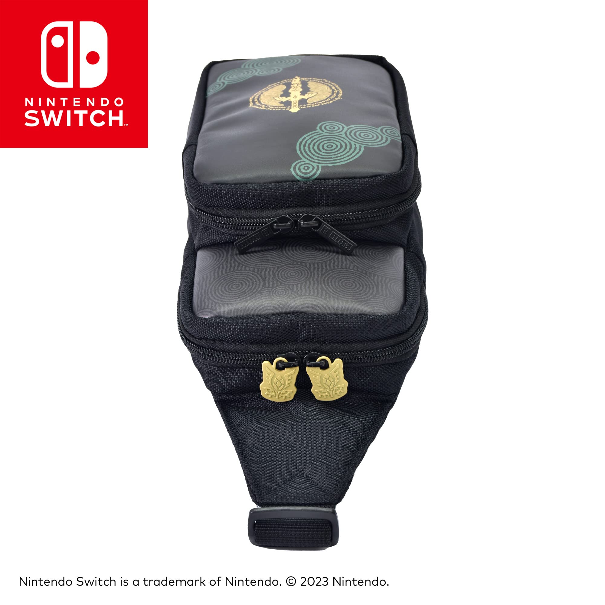 HORI Adventure Pack (The Legend of Zelda: Tears of the Kingdom Edition) - Officially Licensed Nintendo Switch Crossbody Bag for Switch/Switch Lite/Switch OLED - Perfect for Gaming On-The-Go & Travel Accessories
