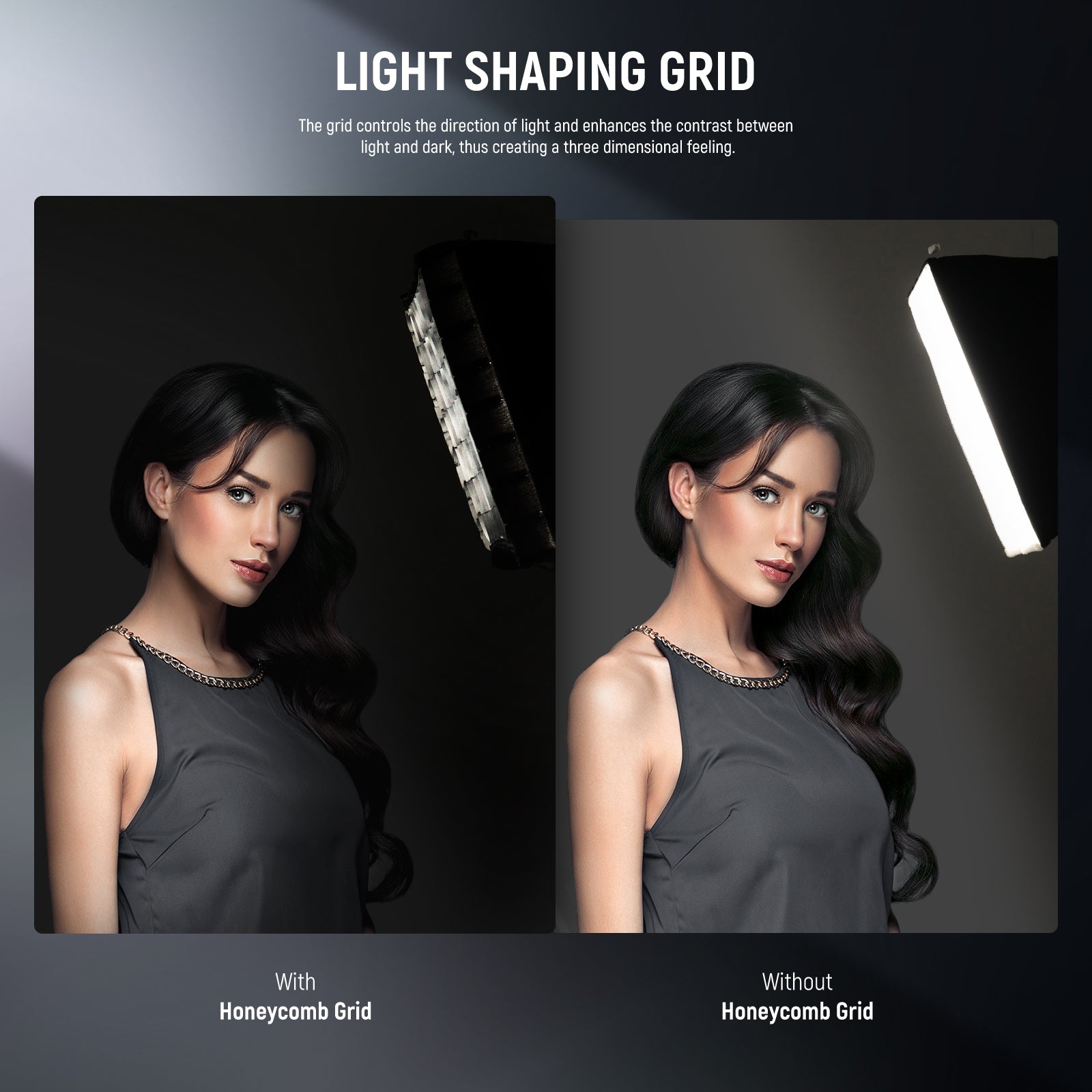 NEEWER NS6S Softbox Diffuser for PL60C LED Light - Professional Photography Lighting Accessory for Studio, Portrait, and Product Photography