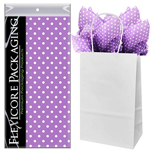Lilac Purple Polka Dots