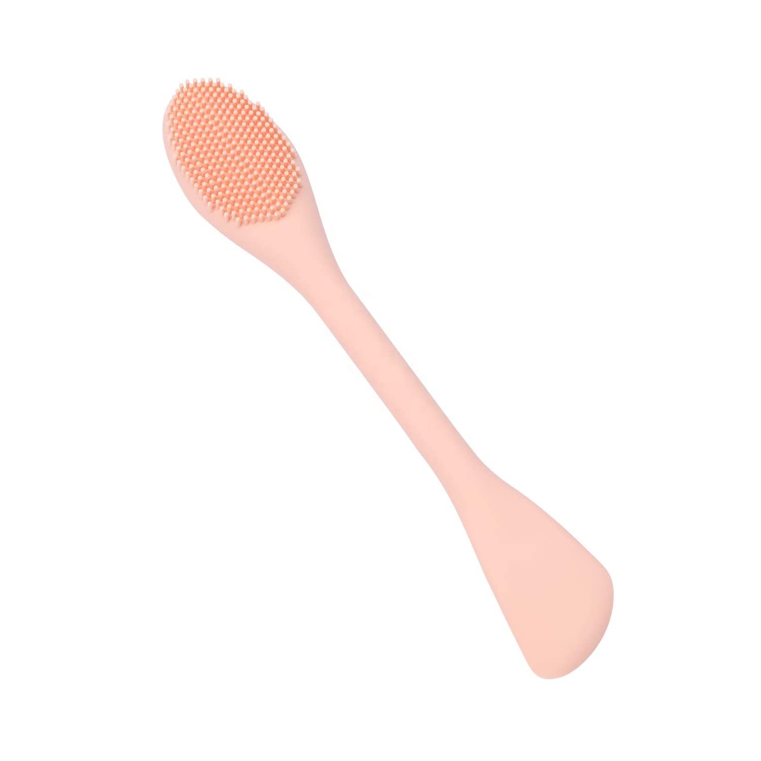 MobFest® Silicone Double-Ended Face Mask Brush - Soft Facial Cleansing & Exfoliating Tool for Skincare | Perfect for Applying Clay Masks, Serums & Creams