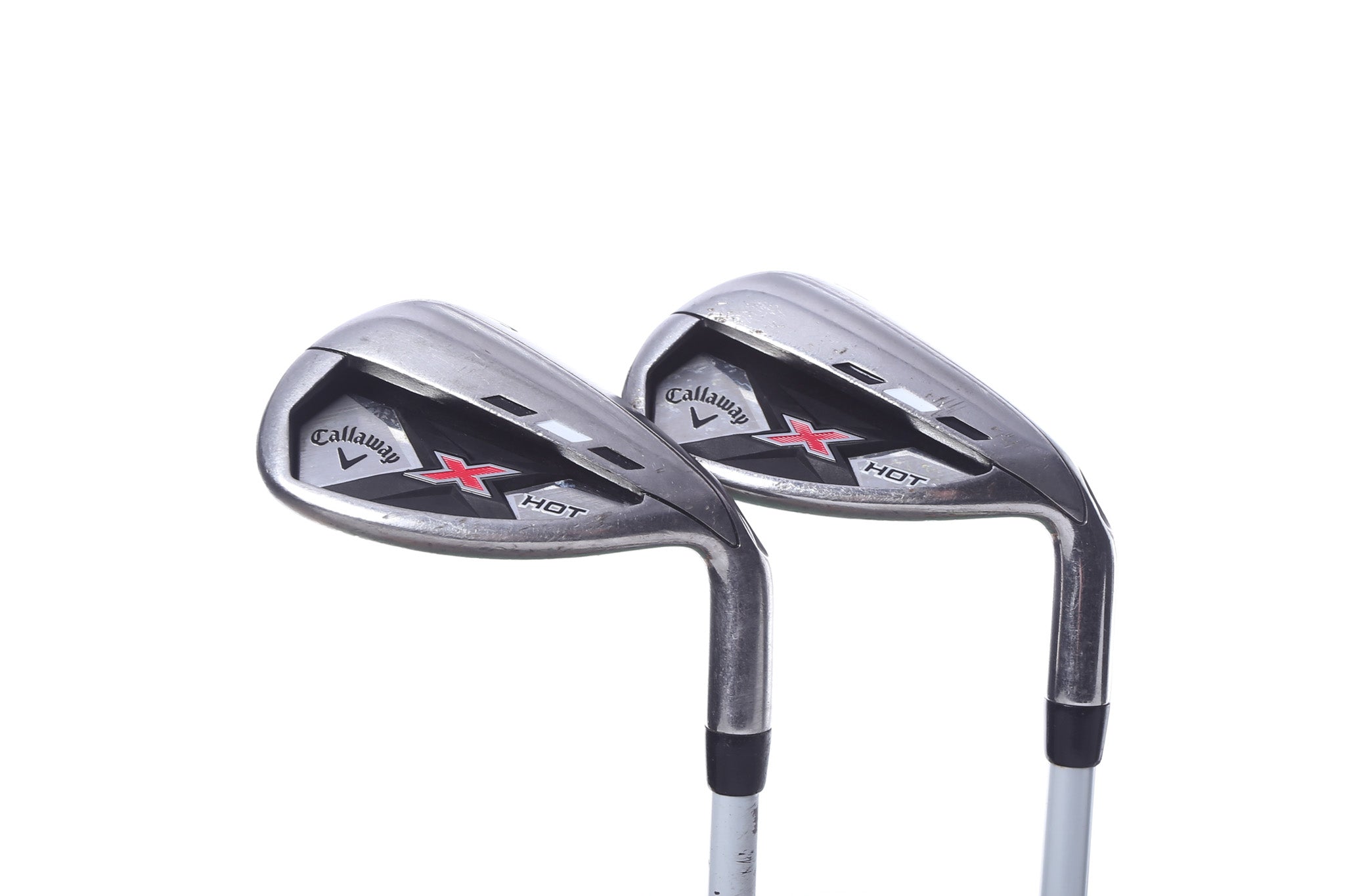 Used Callaway X Hot Wedge Set - Right Handed, AW & PW, Stiff Flex Golf Clubs for Men | Perfect for Short Game & Approach Shots on the Course