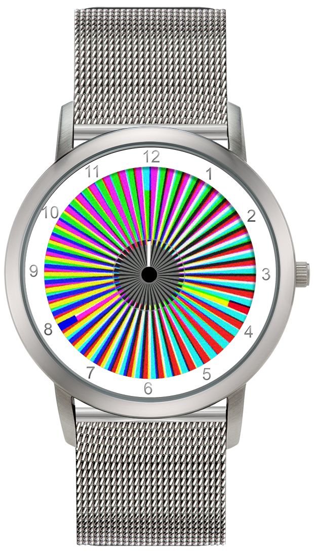 Nobel NR3008 Women's Watch - Stainless Steel Mesh Band, Rainbow Color Changing Watch with Hourly Display | Perfect for Fashion, Gifts & Everyday Wear