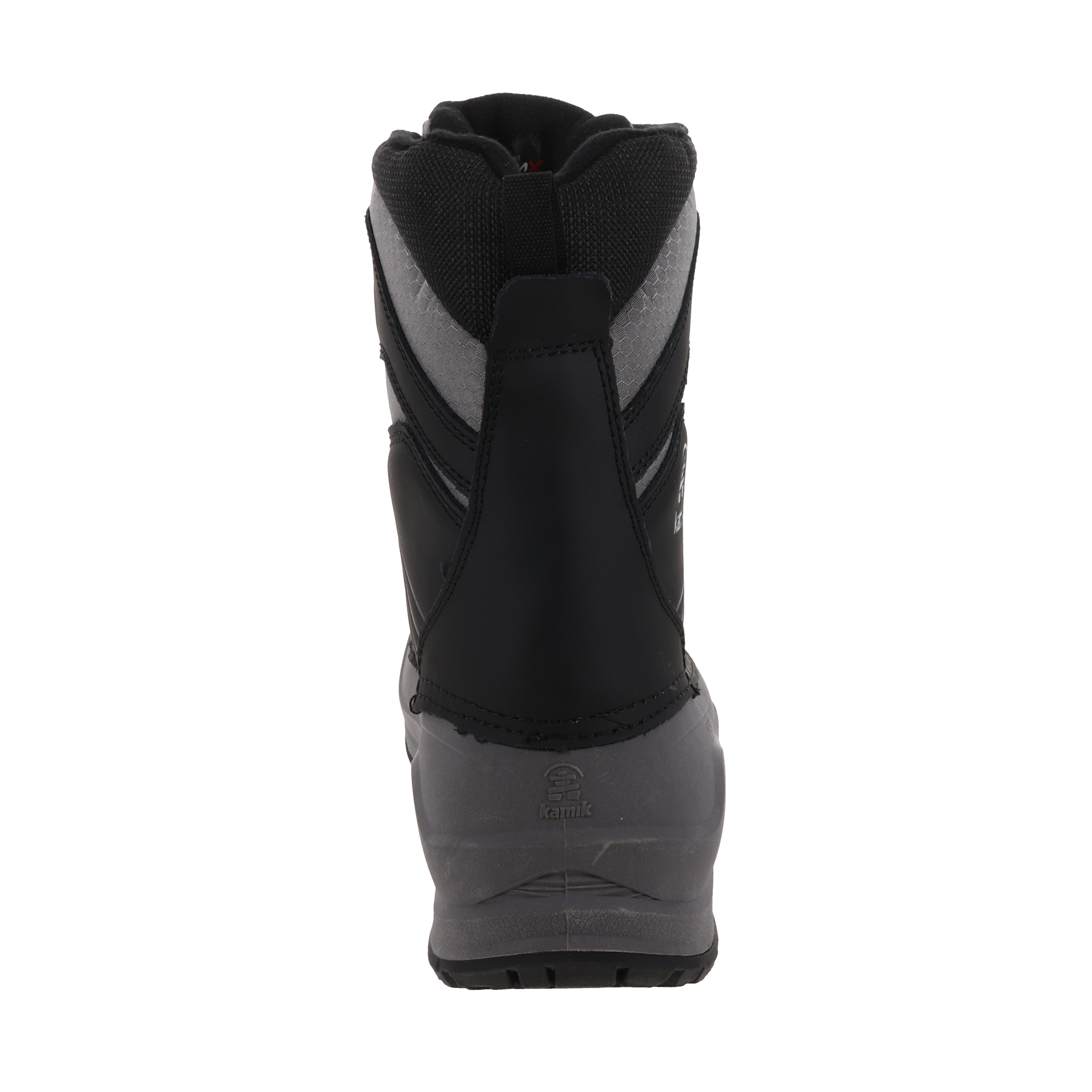 Kamik Iceland Black & Grey Men's Winter Boots - Waterproof Snow Boots for Hiking, Walking & Outdoor Activities in Cold Weather