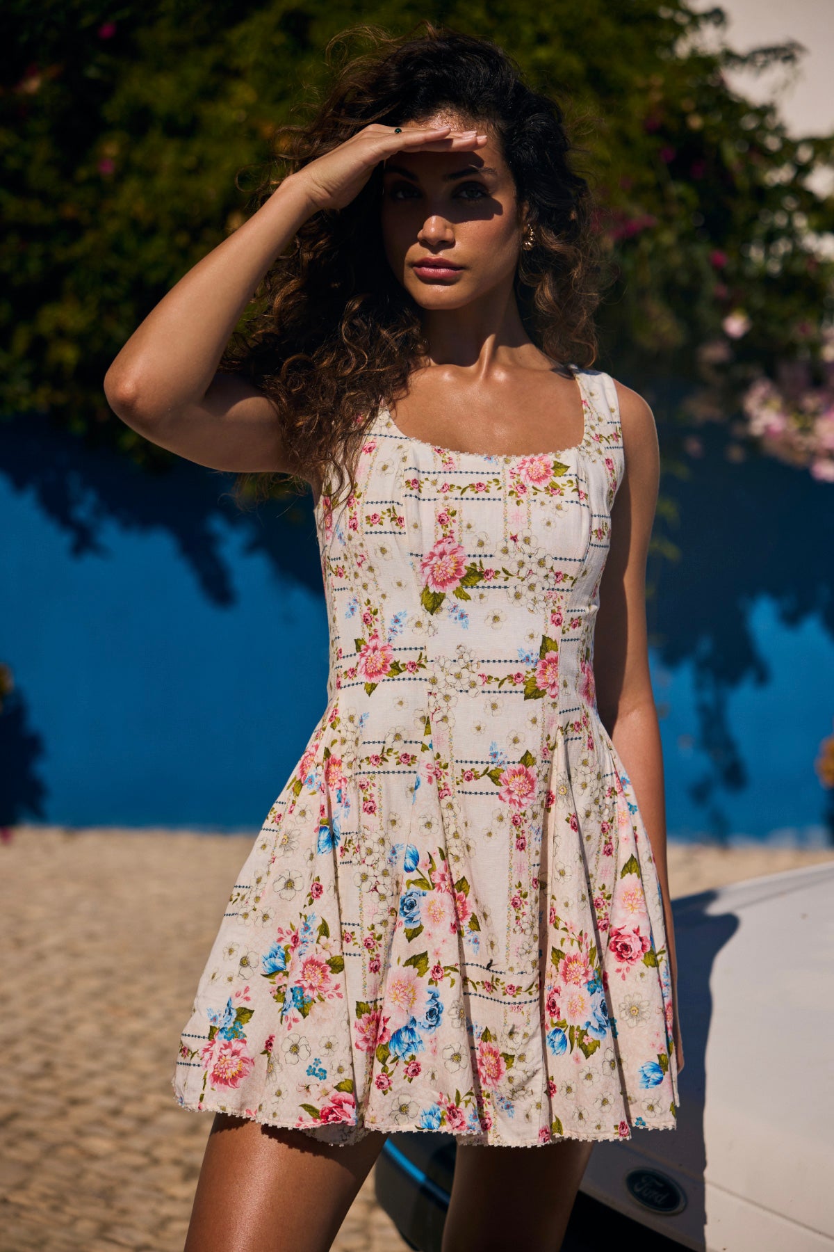 Meraki Kristen Dress 17492 - Elegant Floral Summer Dress for Women | Perfect for Beach Vacations, Date Nights & Outdoor Weddings