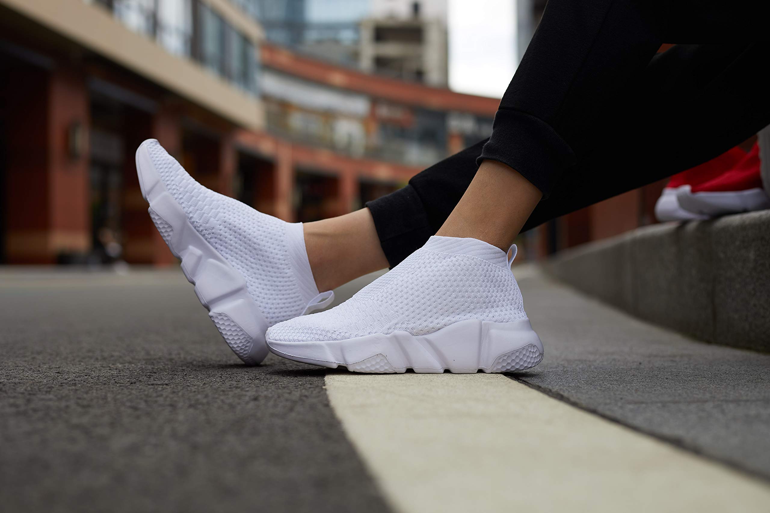Casbeam Women's Running Shoes - Lightweight Breathable Slip-On Sneakers for Walking, Tennis, Gym & Workout - Comfortable Stylish Trainers for Ladies | Perfect for Jogging, Fitness & Casual Wear