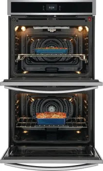 Frigidaire Gallery GCWD3067AF 30-Inch Double Electric Wall Oven - 15+ Cooking Modes, Stainless Steel - Perfect for Baking, Roasting & Family Cooking