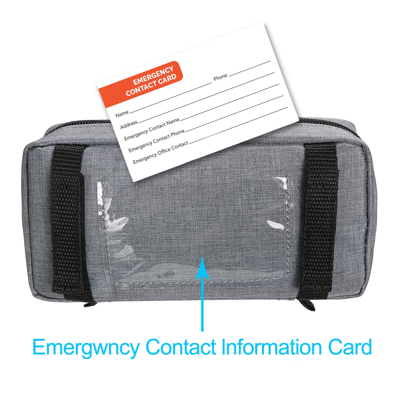 YOUSHARES Insulin Cooling Travel Case - Portable Diabetic Supplies Organizer Cooler Bag for Insulin Pen, Syringe, Glucose Meter & Diabetic Essentials | Perfect for Travel, Work & Outdoor Activities
