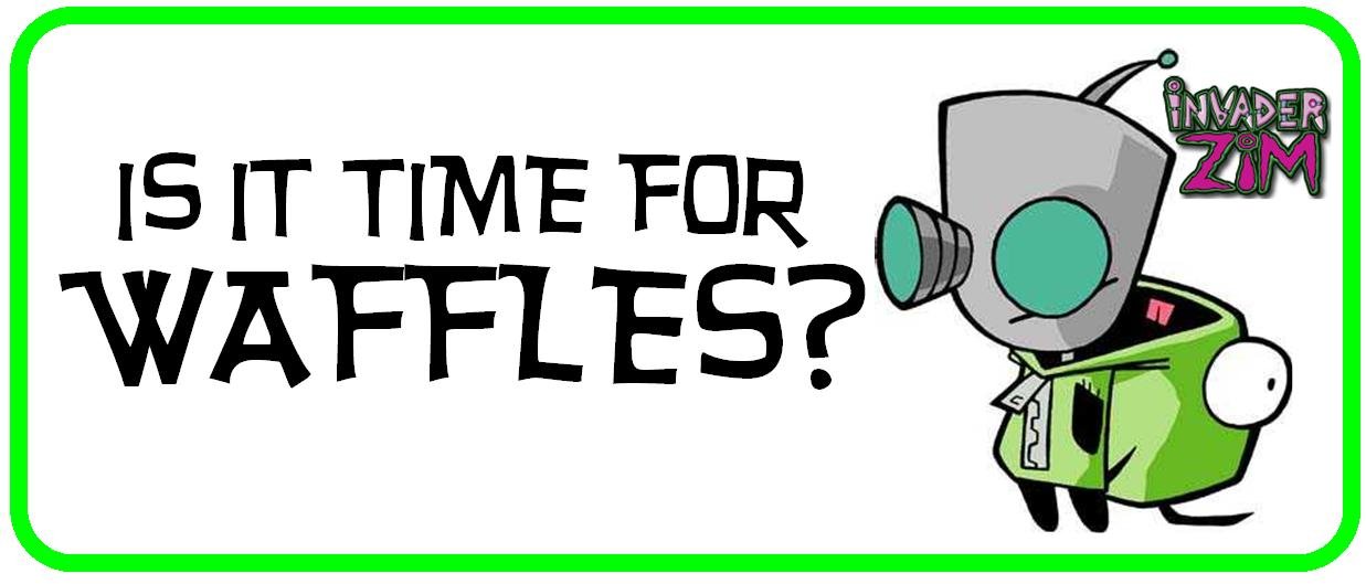 Waffles & Doom Window Decals - Funny Vinyl Stickers for Cars, Laptops, Windows - Perfect for Home, Office & Gamer Decor