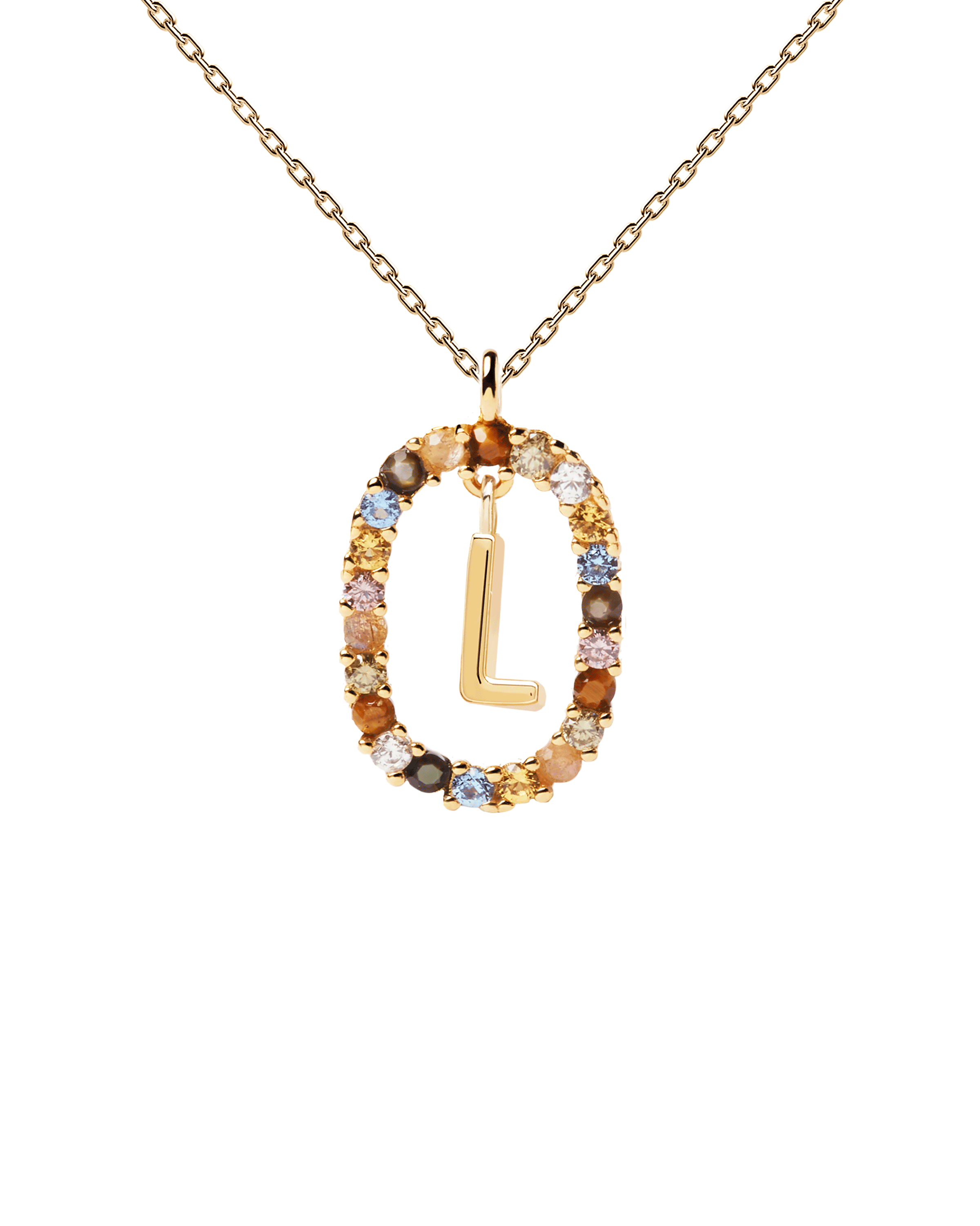 Letter L Necklace - Personalized Initial Pendant for Women & Girls - Elegant Gold & Silver Jewelry Gift for Birthday, Christmas & Valentine's Day - Perfect for Everyday Wear & Special Occasions