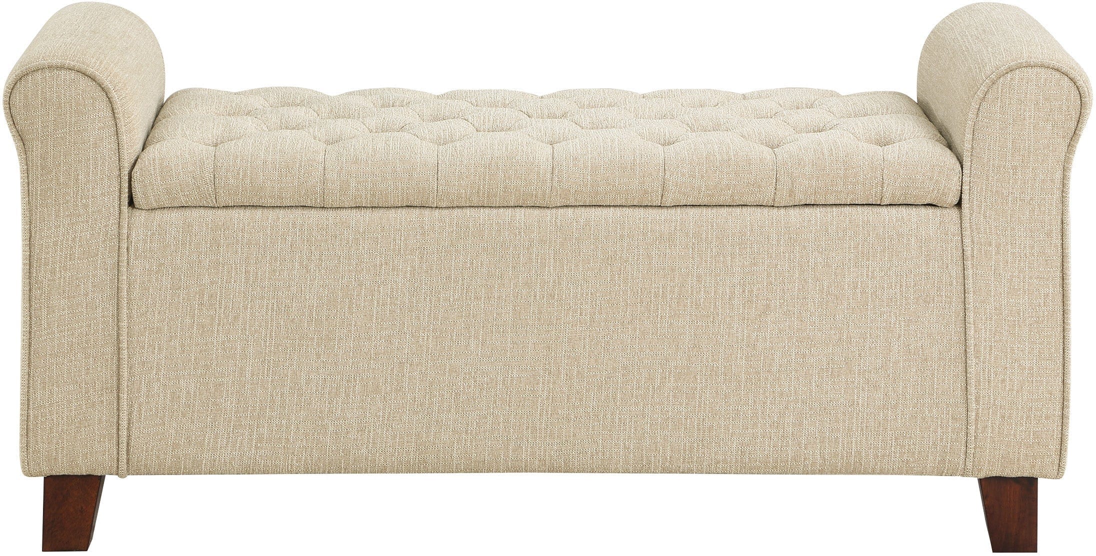 Office Star Crowder Storage Bench [CDR48] - Multifunctional Entryway Bench with Hidden Storage for Shoes, Hats & More - Perfect for Home, Office or Mudroom Organization