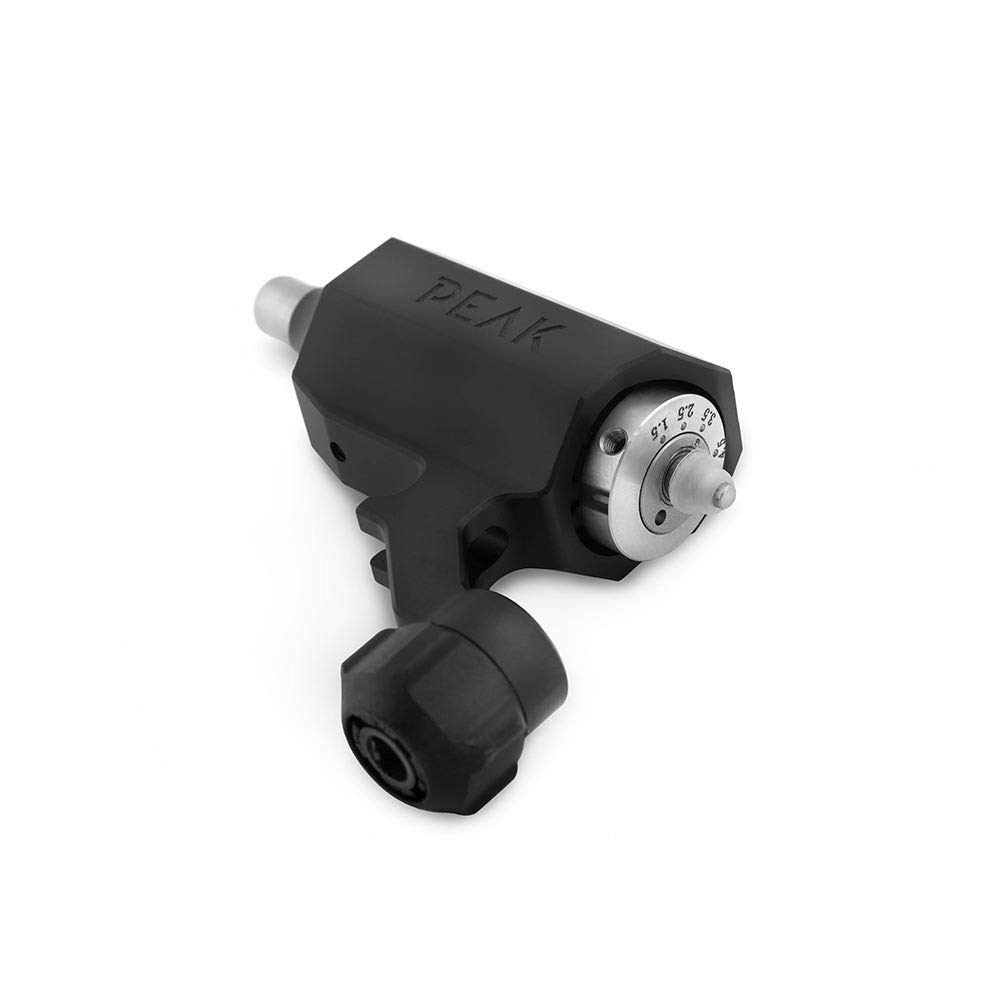 Peak Nebula Direct Drive Rotary Tattoo Machine - Professional Black Tattoo Gun with Adjustable Stroke Length, Ergonomic & Comfortable Design - Perfect for Tattoo Artists and Beginners, Ideal for Studio & Home Use