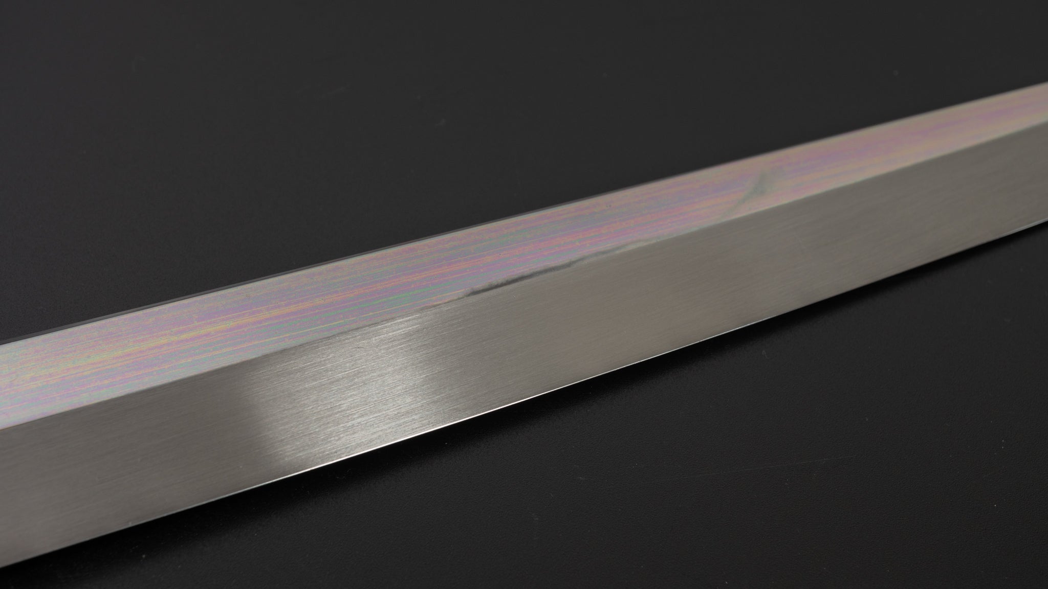 Hitohira Togashi Kambei White #1 Mizu Honyaki Kiritsuke Yanagiba 270mm Japanese Chef Knife - Taihei Ebony Handle with Saya (Limited Edition #006) - Perfect for Sushi, Sashimi & Precision Cutting