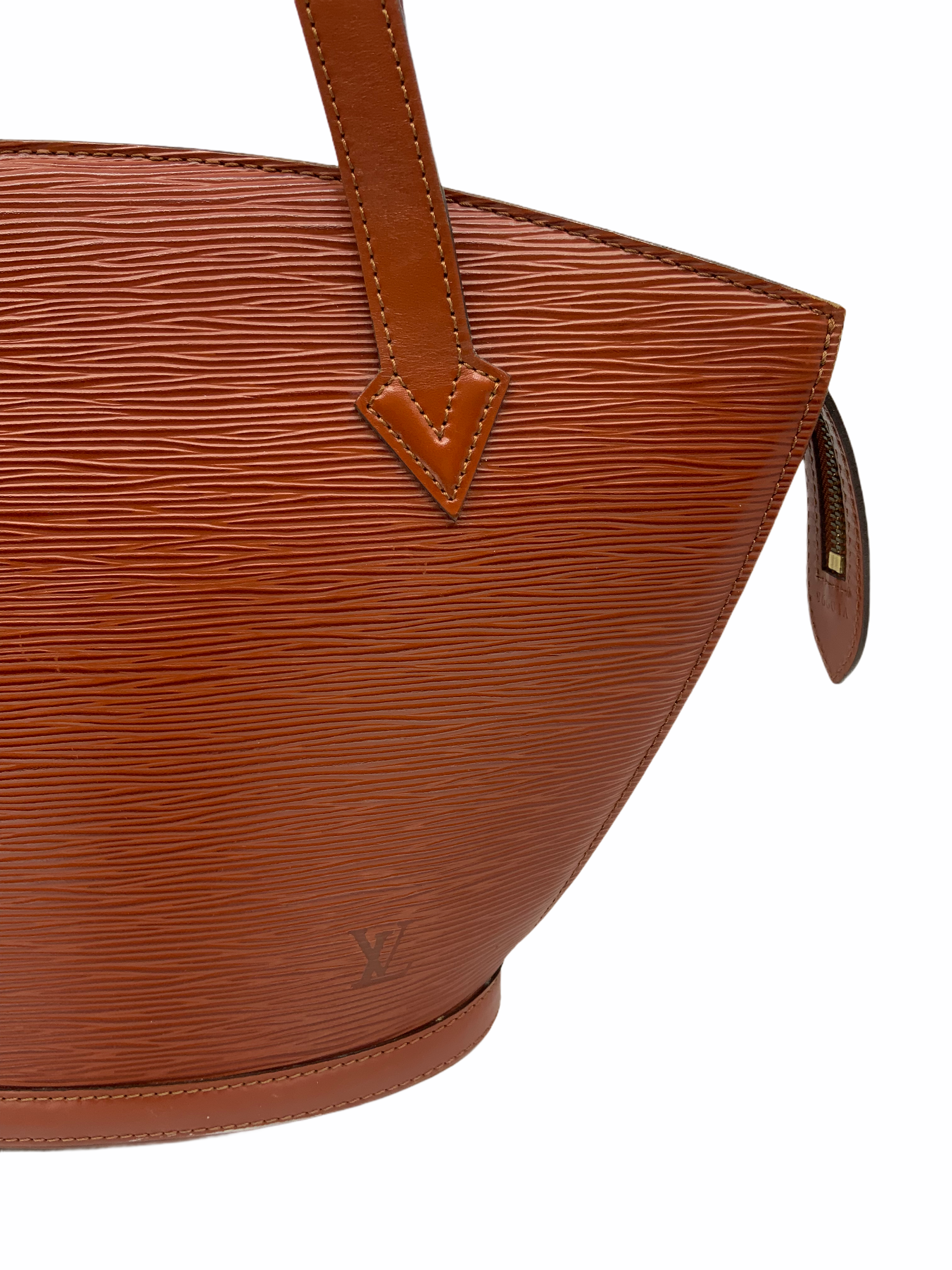 Authentic Louis Vuitton Epi Leather Saint Jacques PM Handbag - Luxury Leather Shoulder Bag for Women, Perfect for Work, Travel & Everyday Use