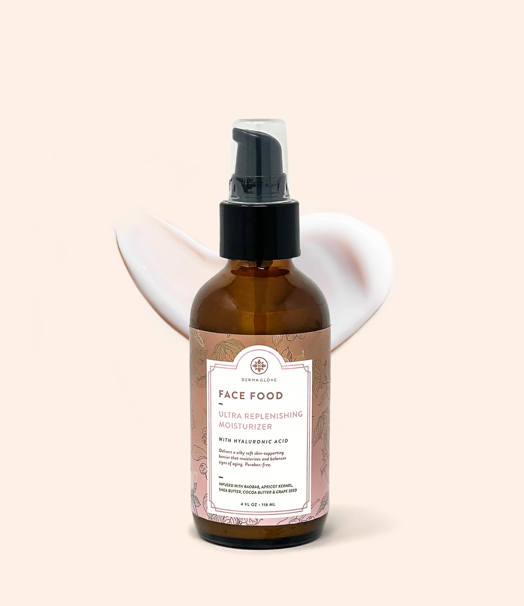 FACE FOOD All-Natural Skin Perfecting Moisturizer - Hyaluronic Acid Face Cream for Rejuvenation, Fine Lines & Wrinkle Reduction, Brightens Dull Skin, Redness Relief & Age Spot Treatment (4 fl oz) - Perfect for Daily Skincare Routine & Anti-Aging Regimen