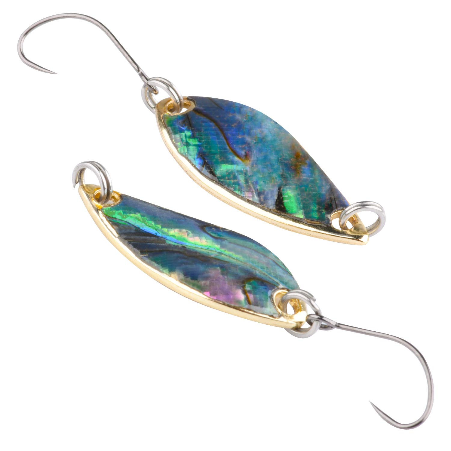 Goture Reflective Fishing Spoon Lures - Premium Metal Jigs for Panfish, Sunfish, Bluegill, Walleye, Crappie, Pike, Trout & Bass - Ideal for Freshwater and Saltwater Fishing Adventures