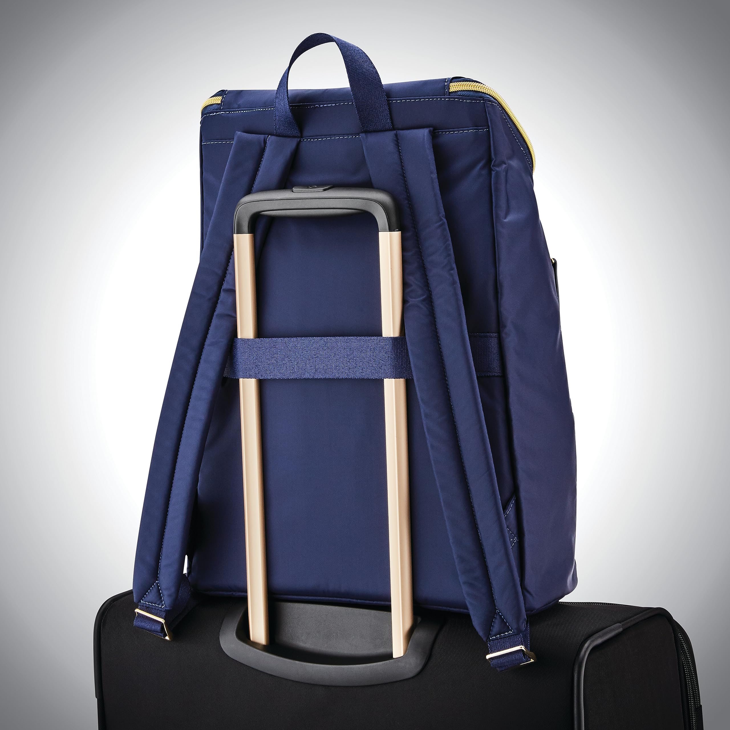 Samsonite Mobile Solution Deluxe Women's Backpack - Stylish Laptop Bag for Work, Travel & College | Durable & Spacious USB Charging Backpack