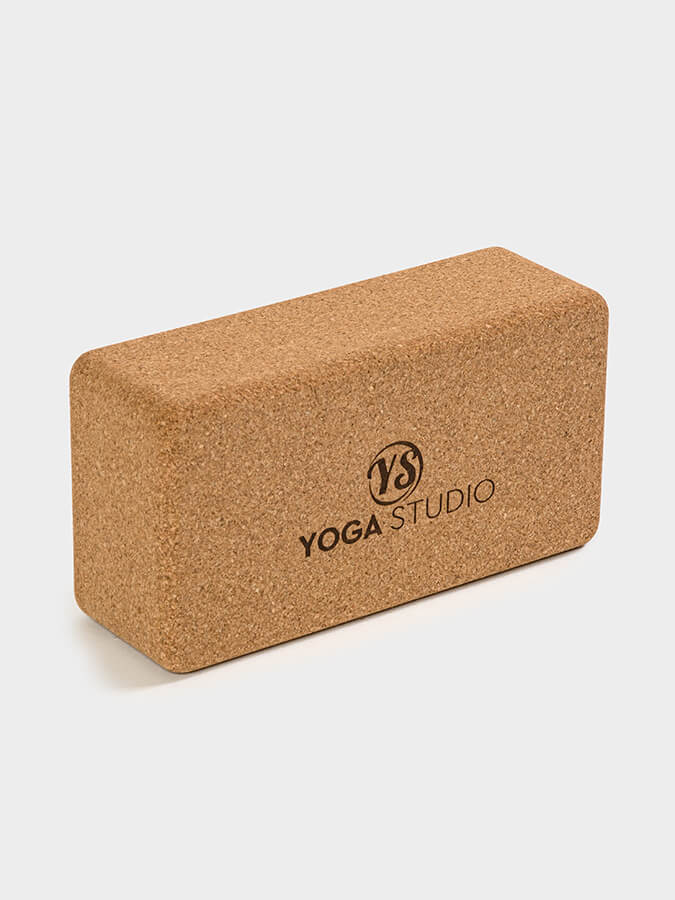 Premium Cork Yoga Block - Non-Slip Eco-Friendly Yoga Brick for Stability & Alignment - Ideal for Yoga, Pilates & Meditation Practice at Home or Studio