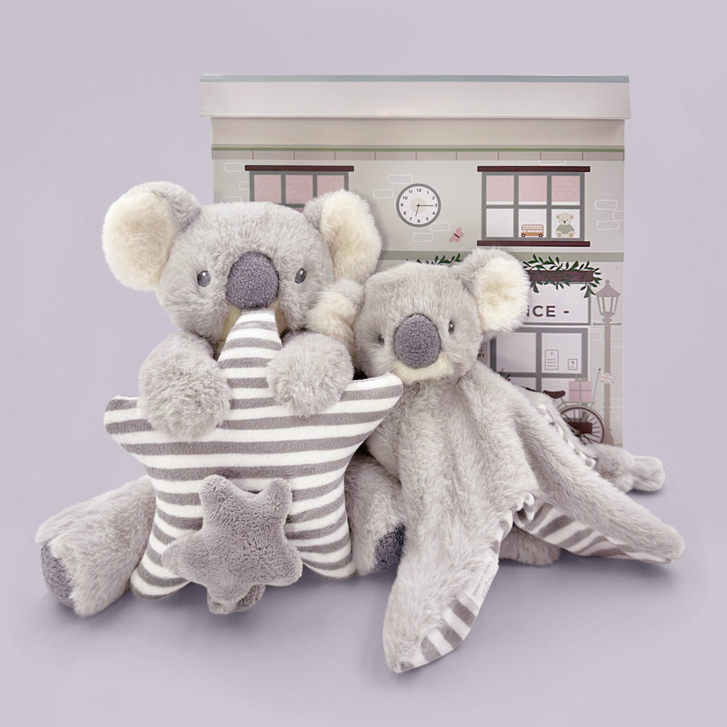 Kodi Koala Musical Soft Toy & Comforter Gift Set for Babies - Cute Plush Animal with Soothing Music for Nursery, Bedtime & Newborn Gifts