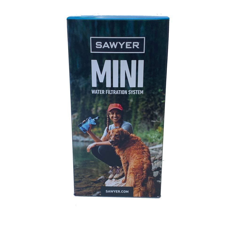 SAWYER Mini Water Filter - Portable & Lightweight for Hiking, Camping, and Emergency Preparedness - Removes 99.9999% of Bacteria & Protozoa - Perfect for Backpacking, Travel, and Outdoor Adventures