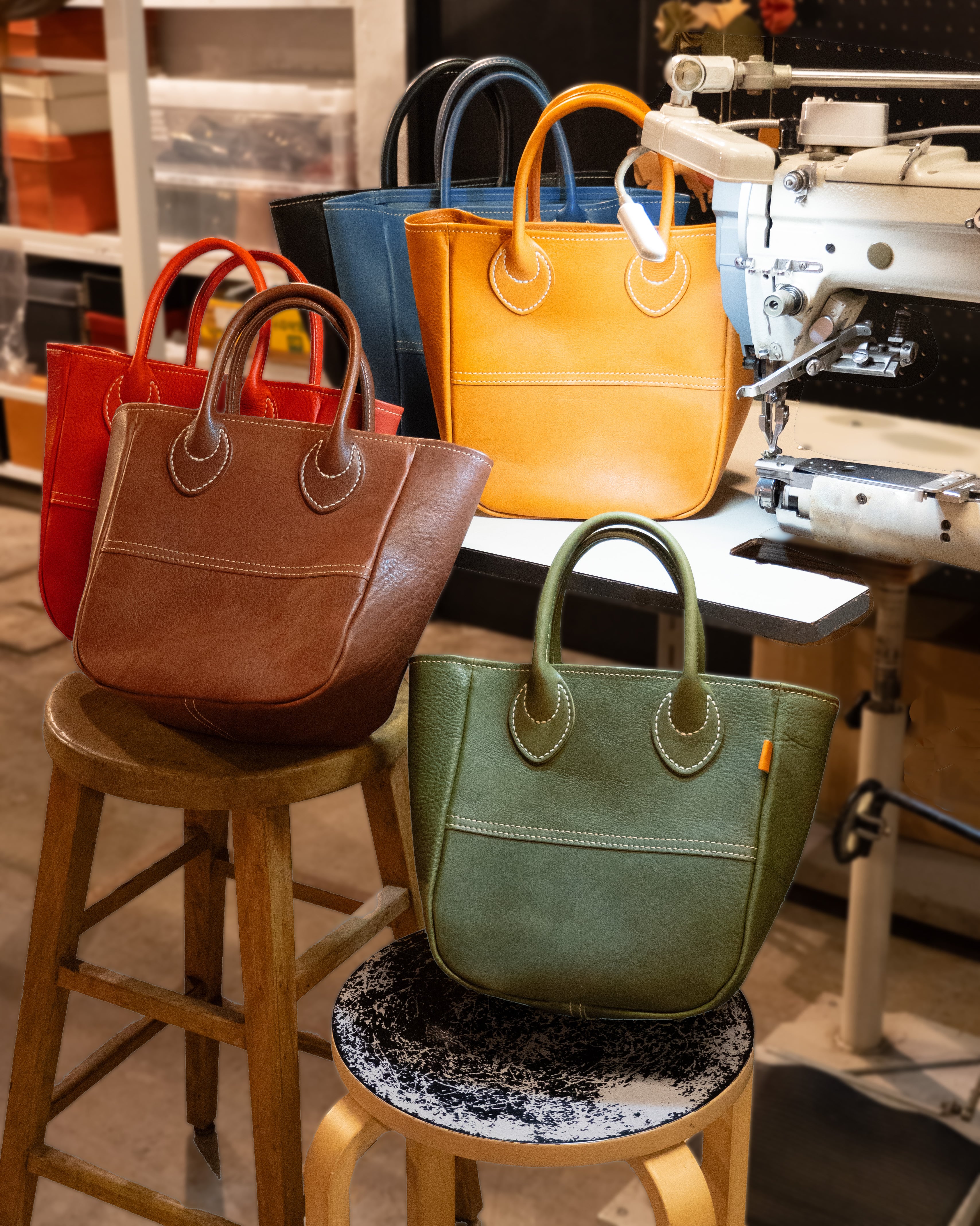 Premium Tochigi Leather Tote Bag - Handcrafted in Japan - Durable & Stylish Women's Work Bag for Office, Travel & Everyday Use