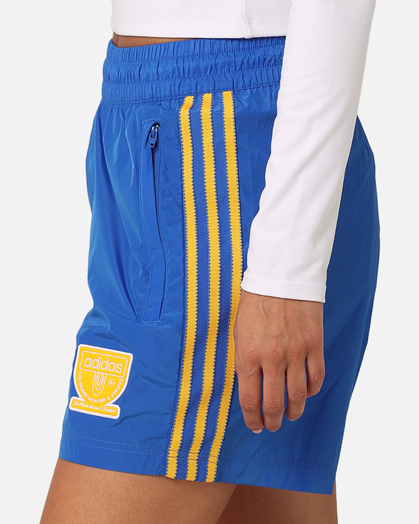 Adidas Graphic Sprinter Shorts for Men - Blue Athletic Running Shorts with Comfort Fit - Perfect for Gym, Jogging & Casual Wear