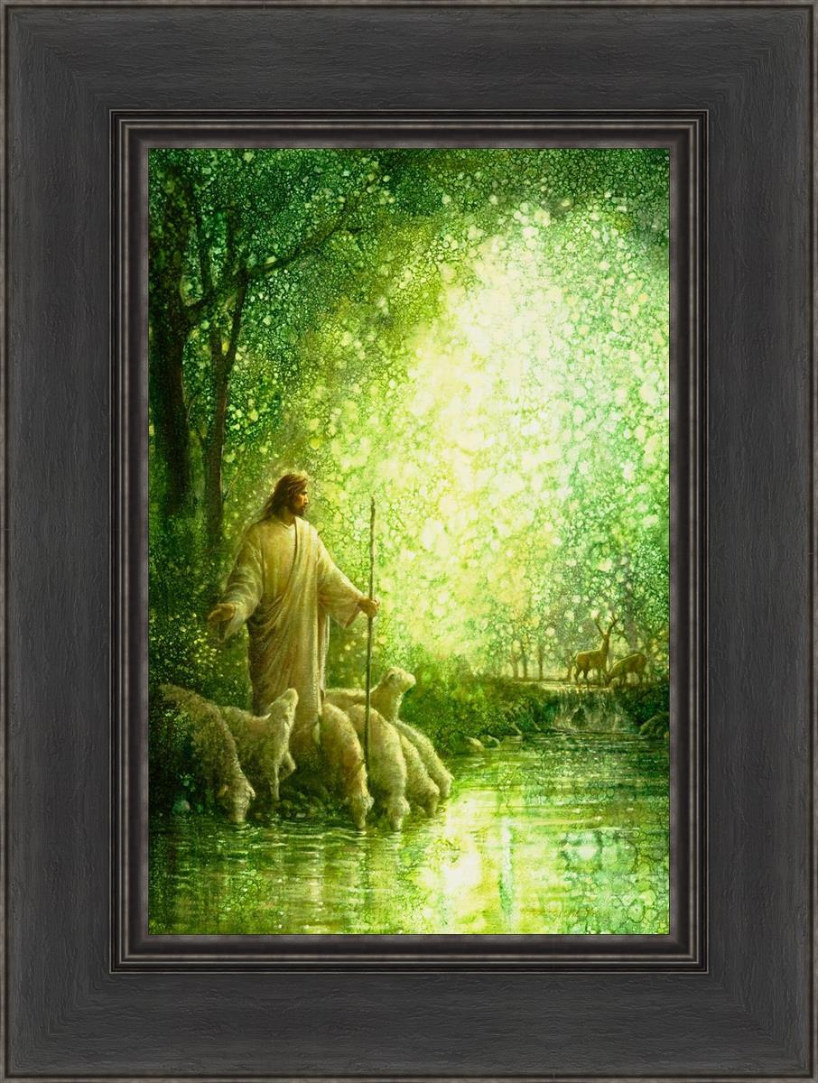 Feed My Sheep By Yongsung Kim - Inspirational Christian Wall Art for Home & Church Decor - Perfect for Living Room, Bedroom & Office
