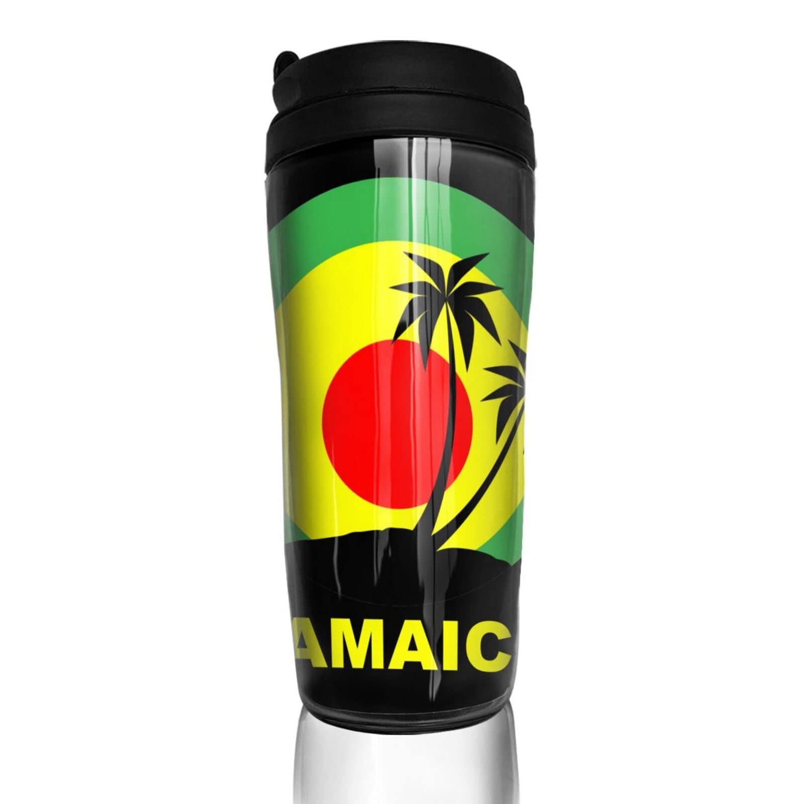 Reggae Water Bottle - Leakproof BPA Free Tumbler for Gym, Travel & Outdoor
