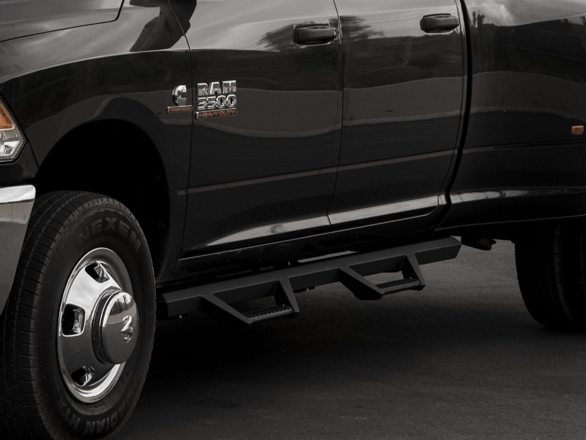 Armordillo USA 7170605 AR Series Drop Step Running Boards - Matte Black for 2015-2022 GMC Colorado Crew Cab | Heavy Duty Side Steps for Easy Truck Access & Off-Road Protection