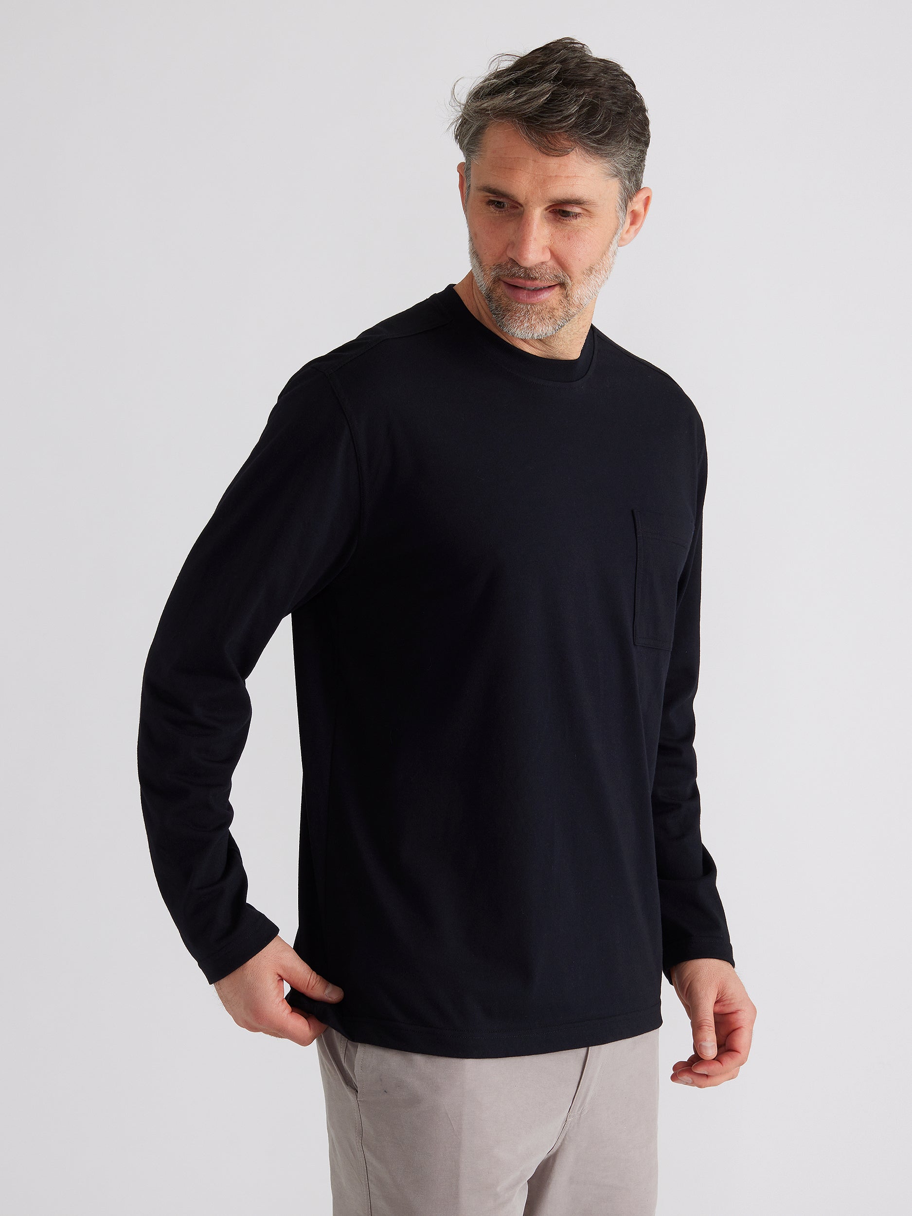 Kinnersly Jersey Crew Neck T-Shirt for Men - Soft Cotton Casual Tee - Perfect for Everyday Wear, Gym & Outings