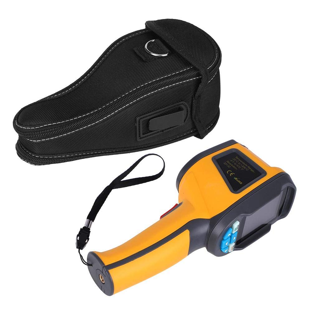 HT-02D Handheld Portable Infrared Thermal Imaging Camera - High Resolution Color Display, Accurate Temperature Measurement (-20°C to 300°C) | Perfect for Home Inspection, Electrical Maintenance & HVAC Diagnostics