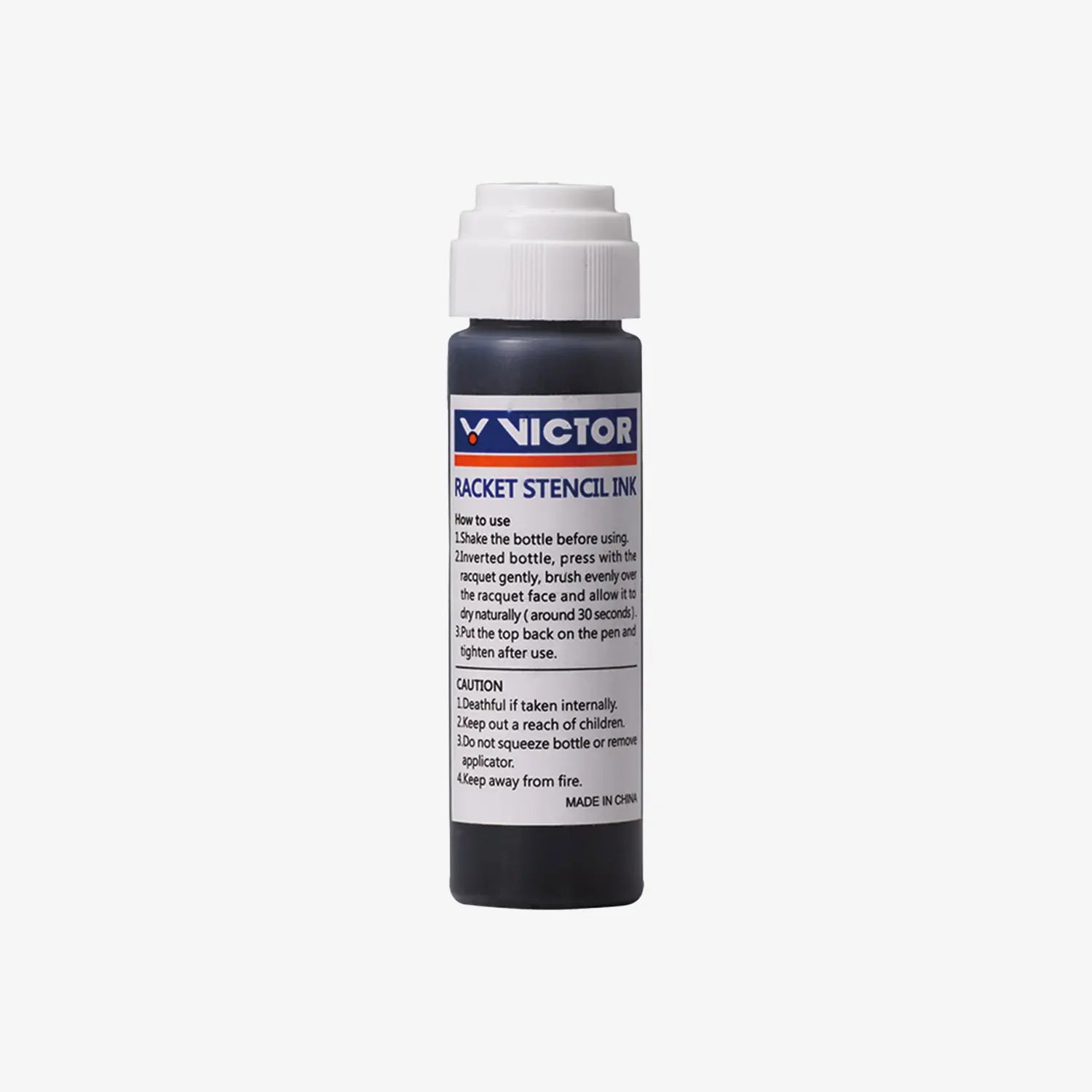 Victor AC021 C Stencil Ink - Permanent Black Ink for Screen Printing, Fabric, Wood & Metal - Ideal for DIY Crafts, Sign Making & Industrial Labeling