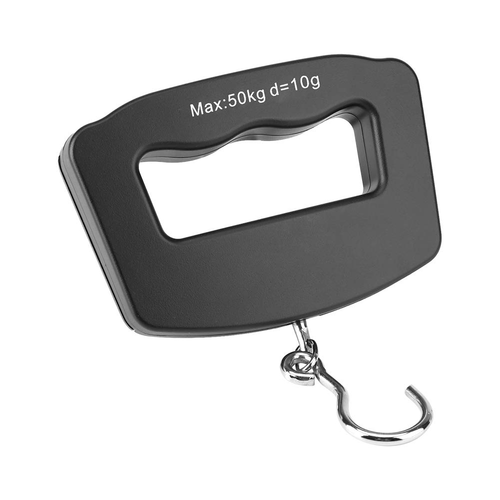 Portable Digital Luggage Scale with LCD Display - Mini Electronic Hanging Hook for Travel, Suitcases & Shipping - Perfect for Airports, Hotels and Weight Restrictions