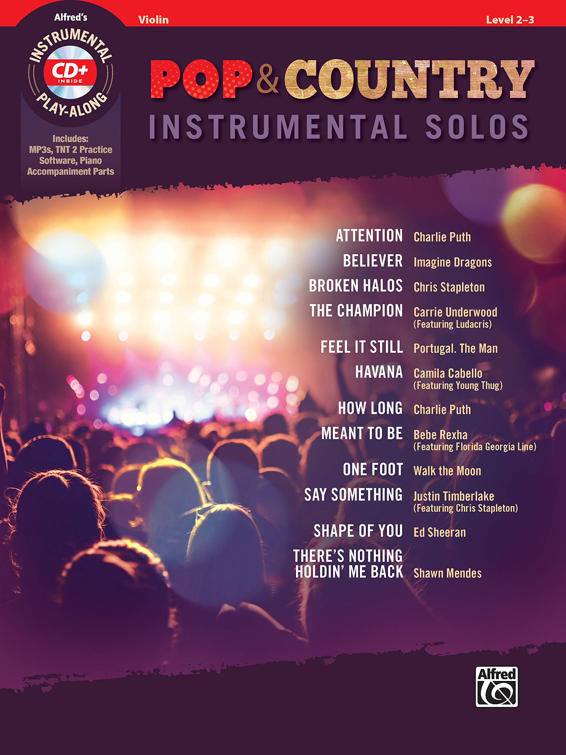 Pop & Country Instrumental Solos for Strings: Book & CD - Violin, Viola, Cello Sheet Music with Audio Tracks | Perfect for Music Lessons, Practice & Performances