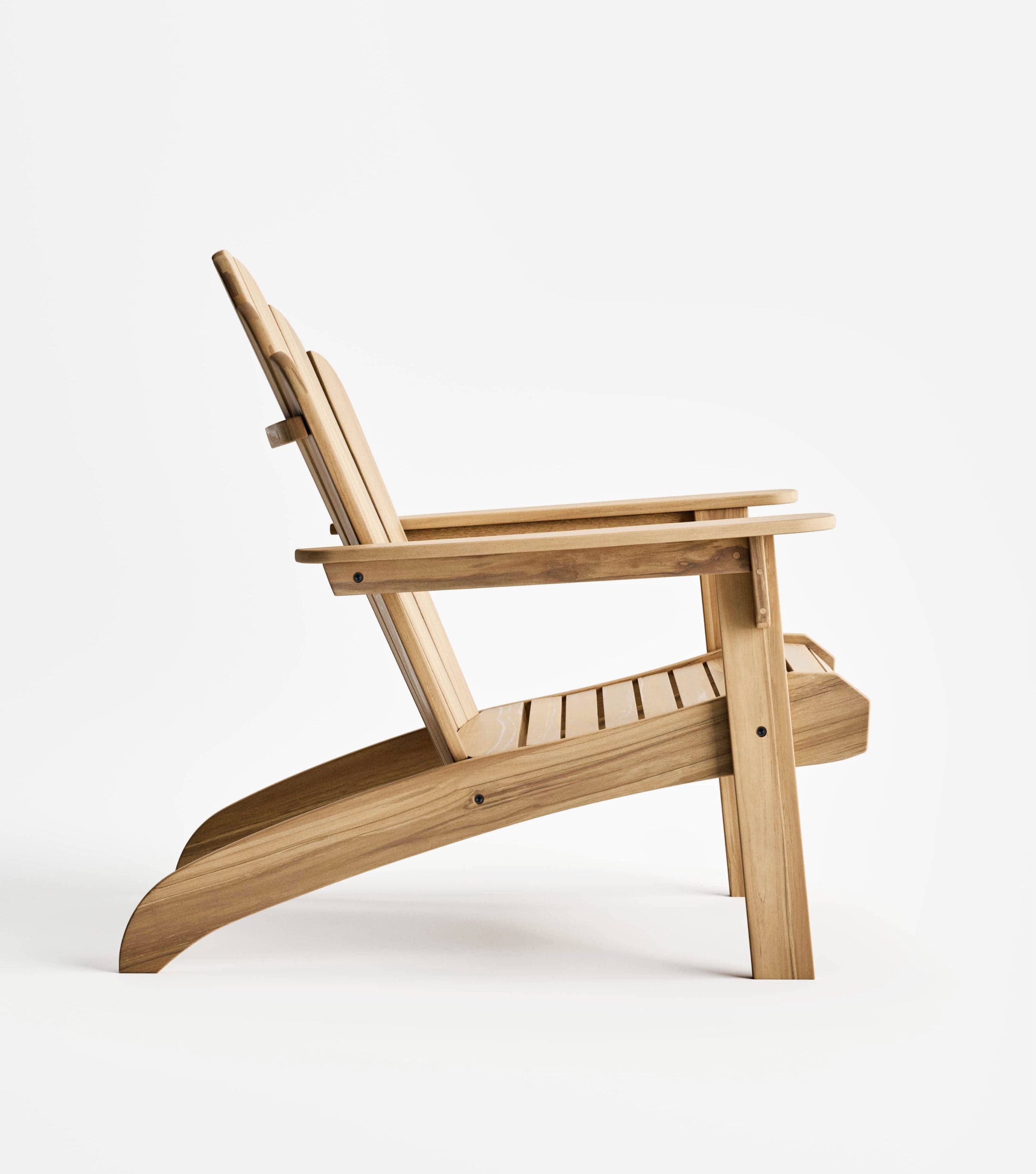 Classic Adirondack Chair - Outdoor Patio Furniture, Durable Wooden Deck Chair for Garden, Backyard & Poolside Relaxation | Perfect for Lounging, Sunbathing & Entertaining Guests