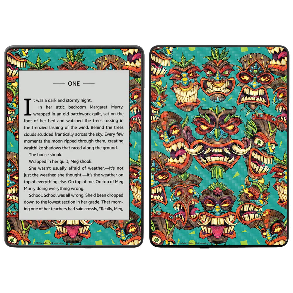 Premium Carbon Fiber Skin for Amazon Kindle Paperwhite 2018 (10th Gen) - Abstract Wood Design | Waterproof Protective Cover with Durable Textured Finish | Easy to Apply & Remove | Made in USA | Perfect for Travel, Reading & Outdoor Use