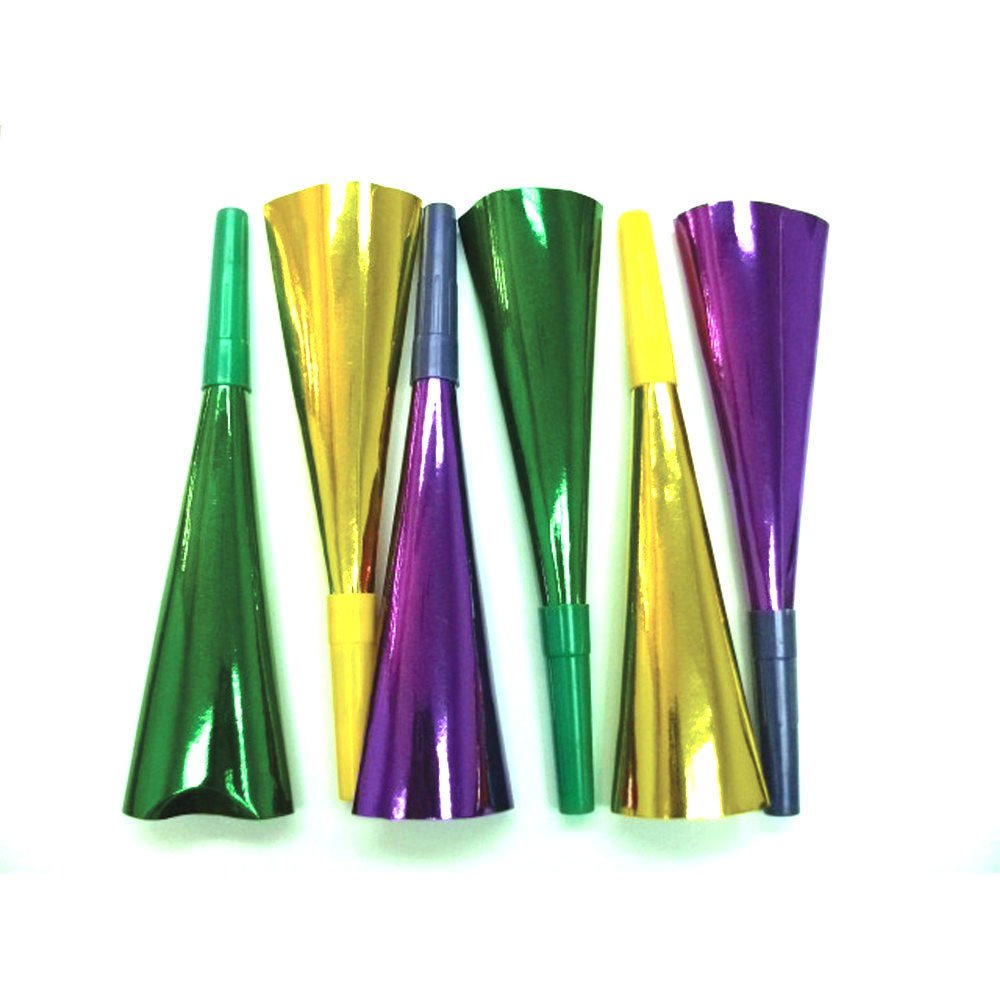Bulk Party Horns - 100 Pack Colorful Blowout Noise Makers for Birthday, New Year & Celebration Events - Perfect for Parties, Weddings & Festivals