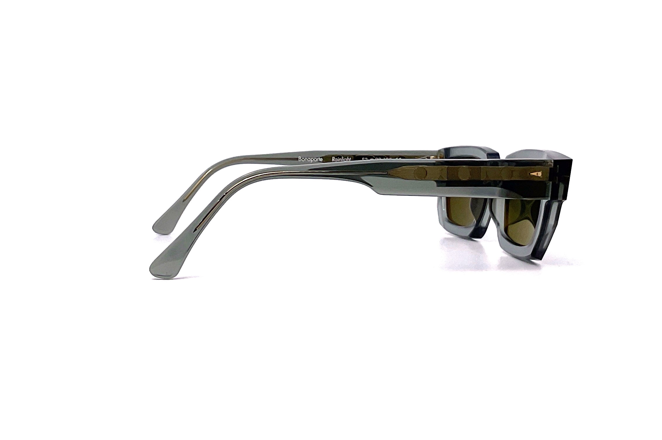 Ahlem Bonaparte Sunglasses (Rainlight | Dark Green) - Stylish UV Protection for Outdoor Activities & Fashion