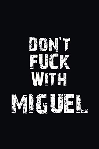 Personalized Notebook with Name - Miguel Custom Journal, 6x9 Inches, 120 Pages - Perfect for Gift, School & Office Use