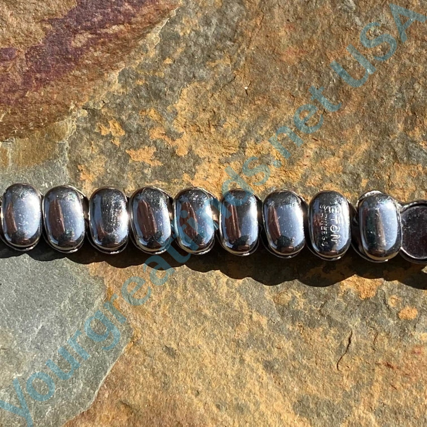 Vintage Sterling Silver Native American Ladies Watch Band - Elegant & Durable Jewelry for Women, Perfect for Casual Wear, Special Occasions & Gift Giving