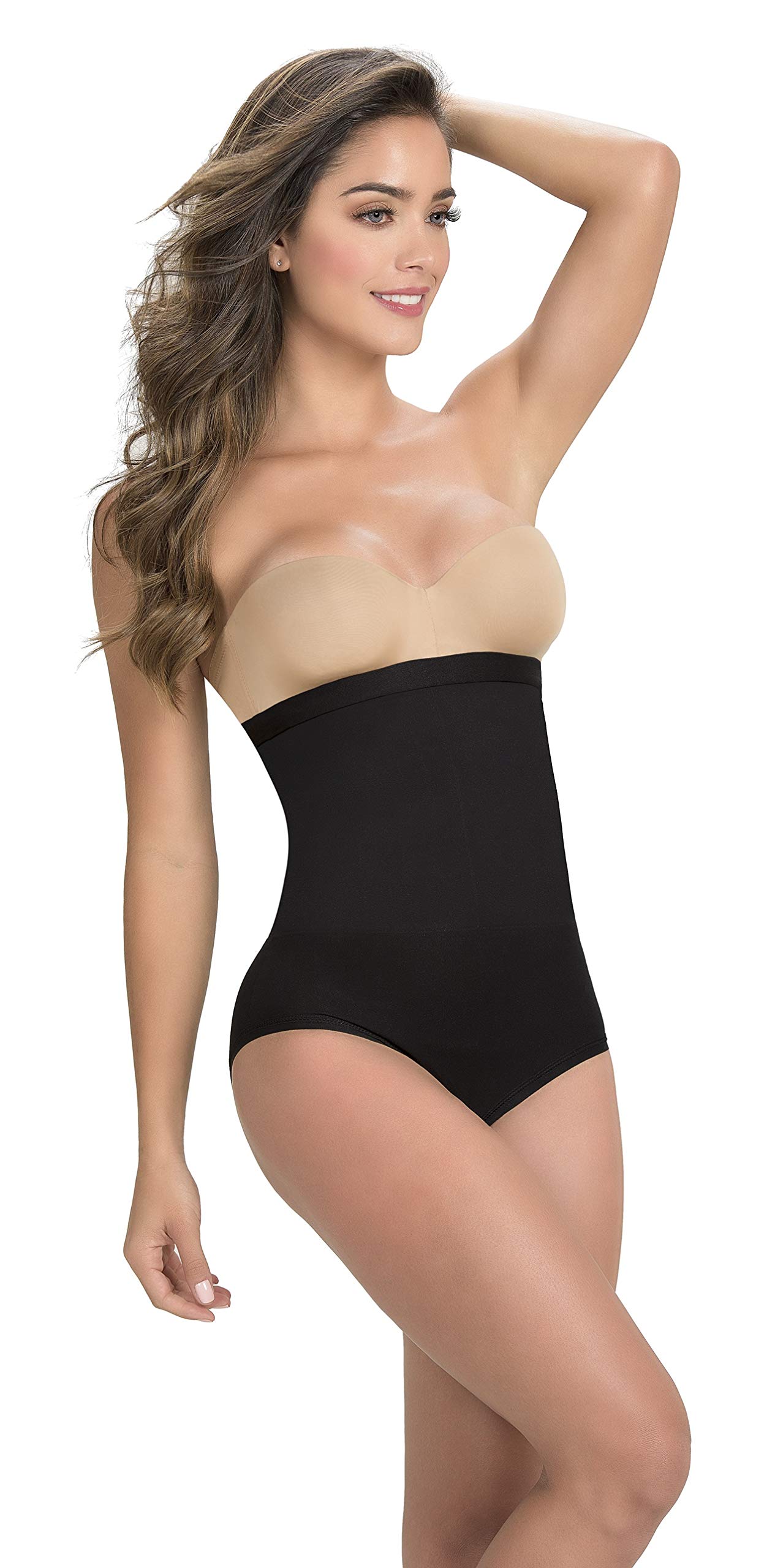 Premium Colombian Shapewear Faja - Strapless Body Shaper for Waist Training & Tummy Control - Seamless Reducer Panty for Women - Perfect for Postpartum, Workout & Everyday Wear