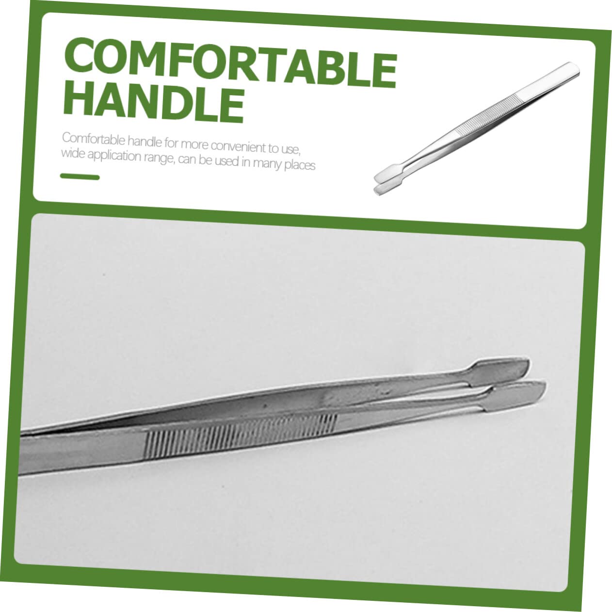 6-Piece Non-Slip Stamp Tweezers Set - Stainless Steel Jewelry & Craft Tool with Eyelash Clip - Perfect for DIY Stamping, Jewelry Making, False Eyelash Application and Precision Crafting