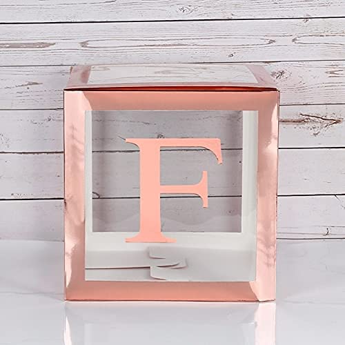 THj Balloons Baby Shower Decorations - Transparent Gift Box for Boy or Girl, Christening, Birthday & Wedding Party Decorations | Perfect for Baby Showers, Gender Reveals & Special Celebrations